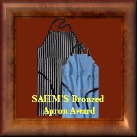 SAHM's Bronzed Apron Award